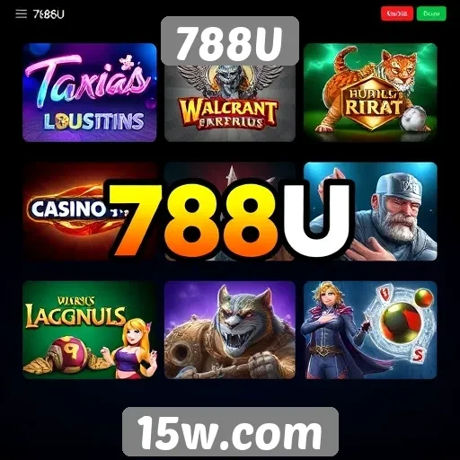 Variedade de jogos disponíveis no 788U